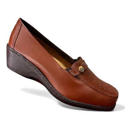 Romulo Casual Cuero Miel Mujer Talla 35 Ref 3659 